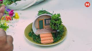 Tiny teacup house - Miniature