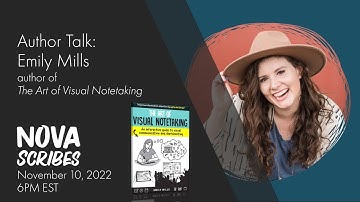 NOVA Scribes Author Talk: EMILY MILLS - The Art of Visual Notetaking