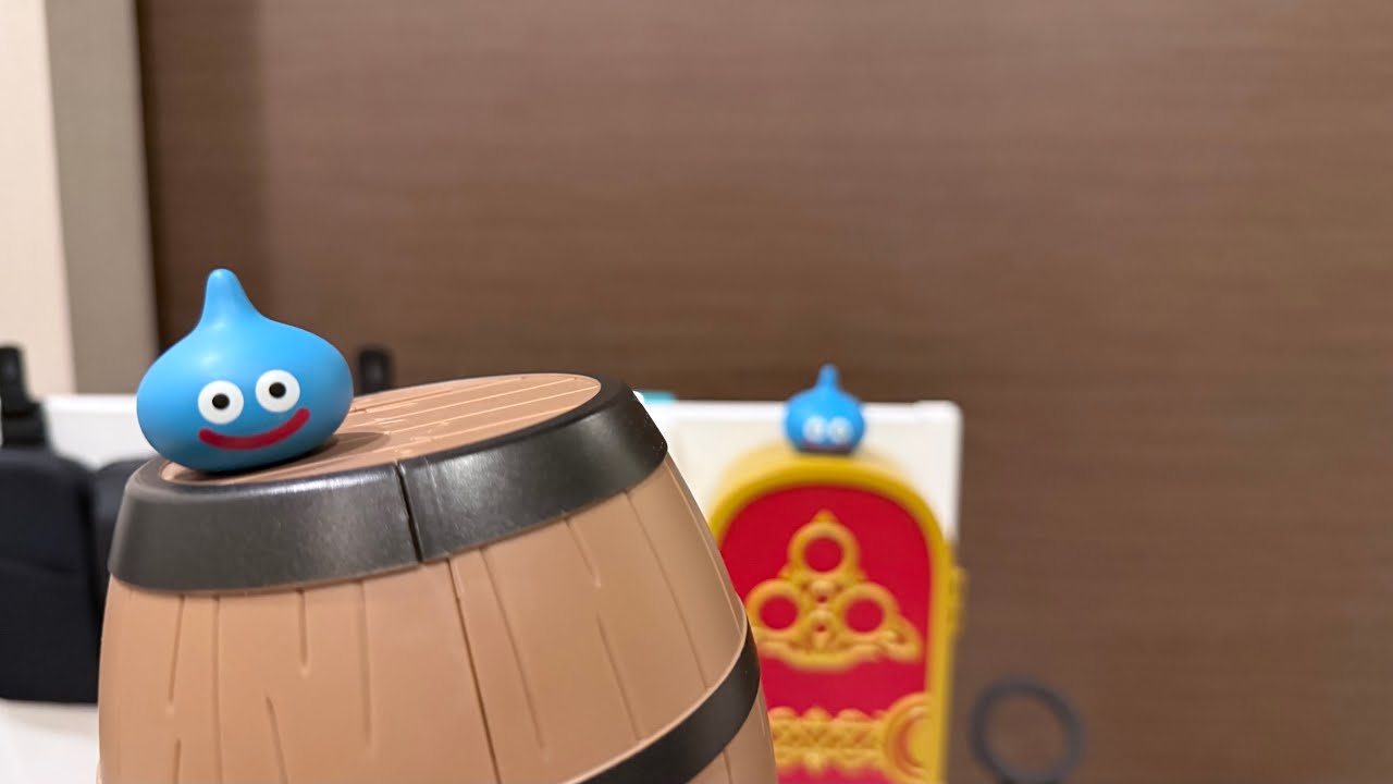 Unboxing ASMR • Dragon quest Breakable Piggy Bank Barrel & Magic key box Tryout Tease (No Talking)