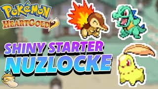 LIVE! Shiny Starter NUZLOCKE | Pokemon HeartGold #shorts