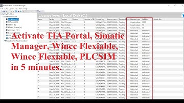 Activate TIA Portal, Simatic manager, Wincc flexible, Wincc professional, PLCSIM in 5 minutes
