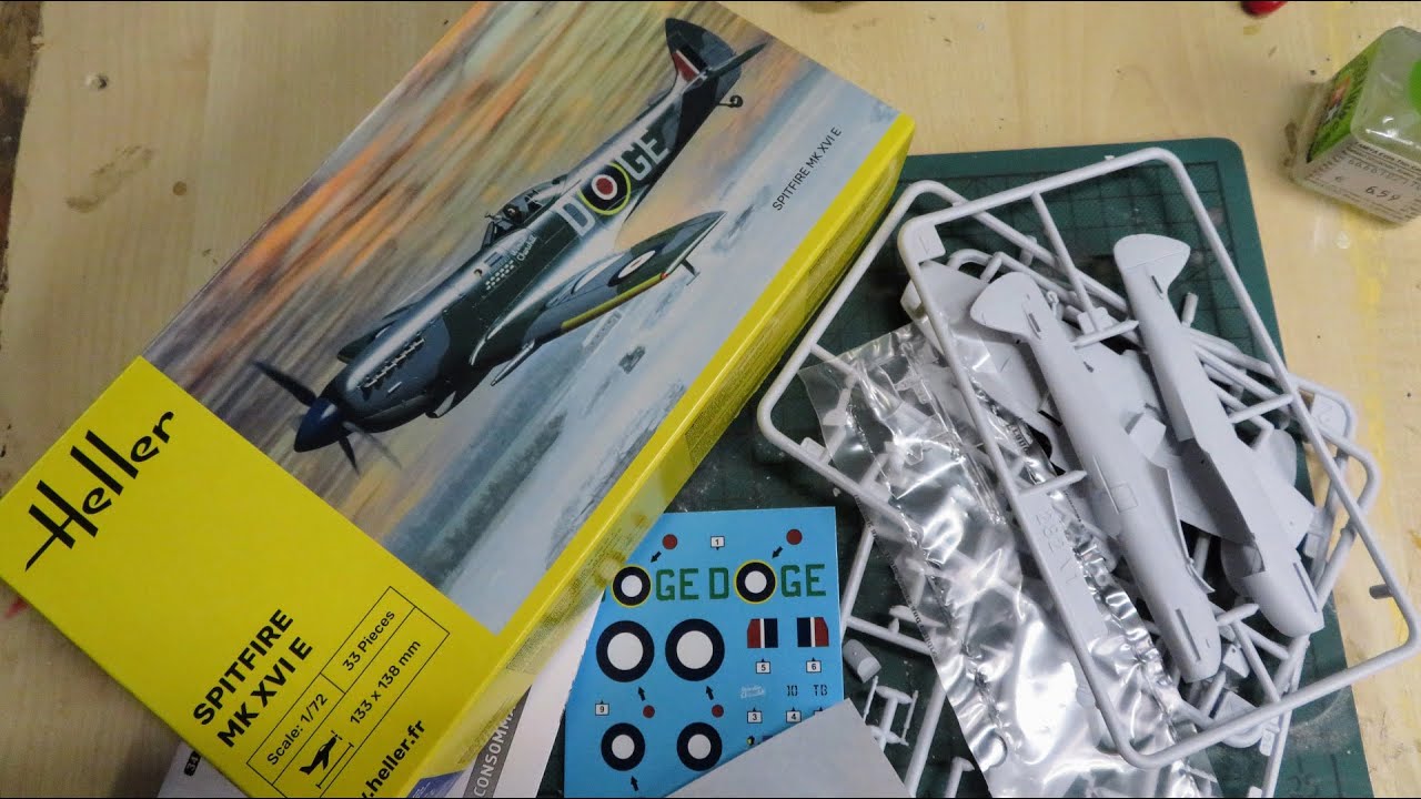 エレール Heller スーパーマリン スピリットファイア K-16型1/72