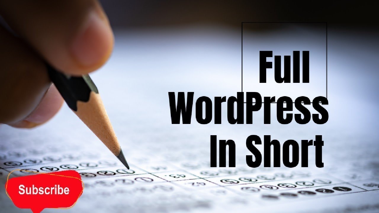 WordPress Course Part 2 - YouTube