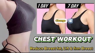 Exercise For Chest | Reduce Chest Fat | Lift &amp; Firm Breast Fat at Home | Home Fitness Challenge