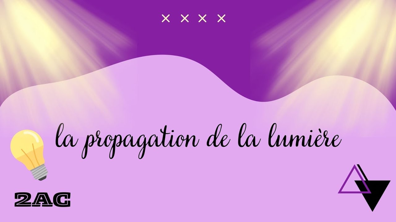 la propagation de la lumière