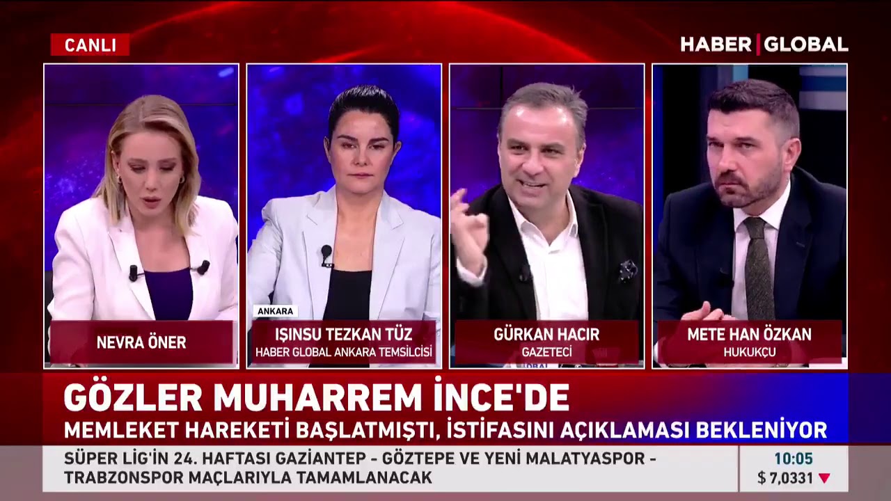 Gurkan Hacir Dan Bomba Iddialar Muharrem Ince Ile Birlikte Istifalar Gelecek Youtube