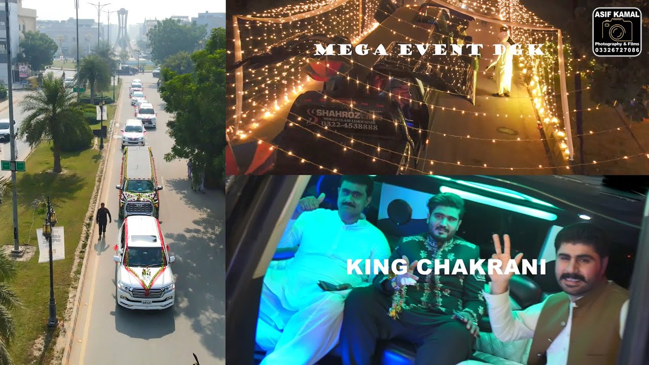 Sardar Saqib Khan Chakrani.wedding trailer.Asif Kamal Studio DGK.Live Coverage Full Event