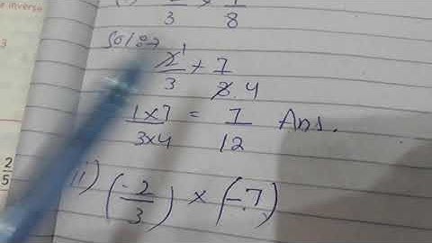 class 7 exercise 2.3 rational numbers question 1 to 3