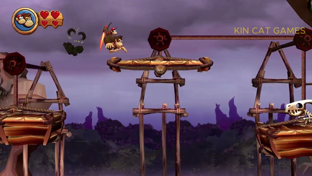 Donkey Kong Country Returns HD /Mundo 6 Acantilado /4K / Parte 1