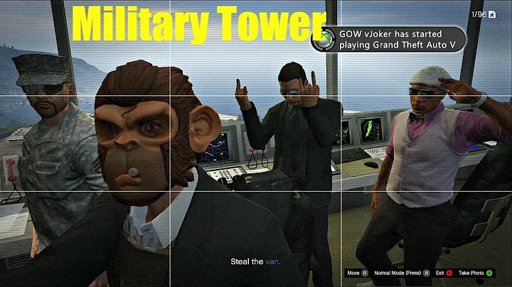 GTA 5 Online : Secret Military Base Tower Glitch (How To Tutorial)(Glitches/Secret Locations)