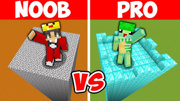 Minecraft NOOB vs PRO: SAFEST SECURITY TOWER BUILD CHALLENGE!