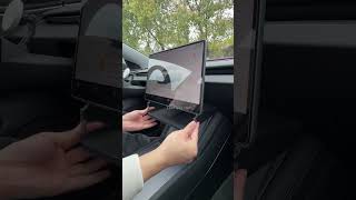 Tesla Model Y L Hidden Space Revealed 😳 #Tesla #ModelYL #ModelY #TeslaSecrets #CarMods