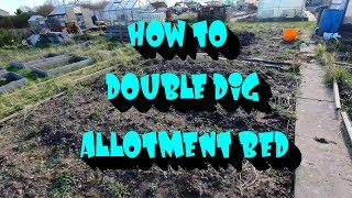 How to double dig allotment beds