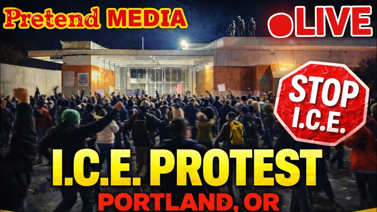 LIVE: ICE Protest - BLACKOUT Jan 30th - Portland, OR