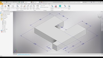 Autodesk Inventor Exercise 2 | Spacer