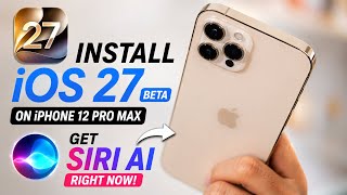 iOS 27 Beta on iPhone 12 Pro Max – Download & Install Now!.... 🔥