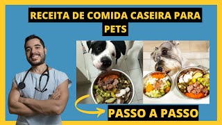 RÁPIDA (5 minutos) e FÁCIL! APRENDA A FAZER UMA RECEITA DE COMIDA CASEIRA PARA CACHORROS E GATOS!