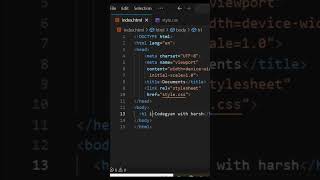 ID Selector In CSS || Complete CSS Course For Beginner #6 #viral #shorts #trending #css