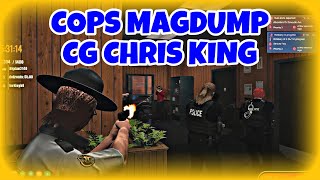 Cops Magdump CG Chris King at BCSO Office | NoPixel GTA RP | NoPixel Clips