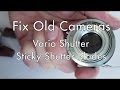 Fix old cameras vario shutter quick flush cleaning