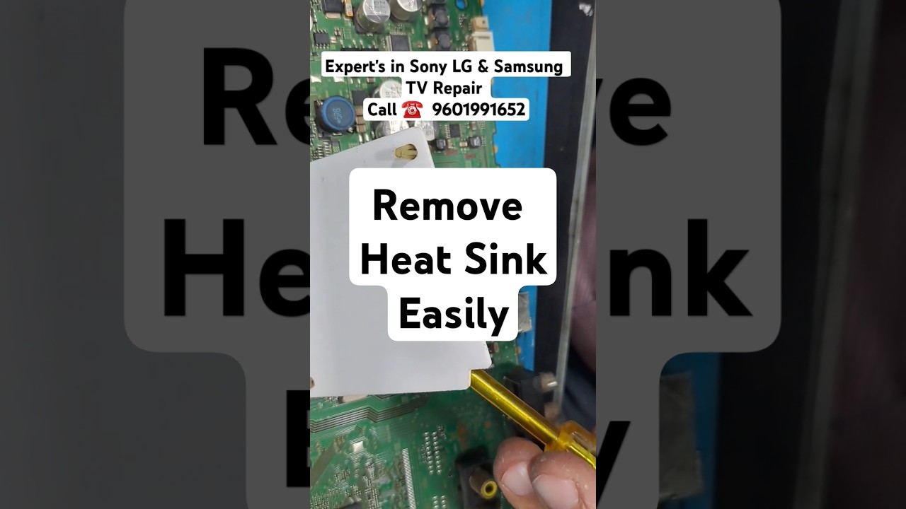 How to Remove Heat Sink? 