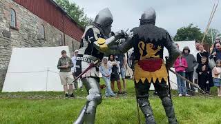 Demonstration 2 14th century combat Hamar 2025