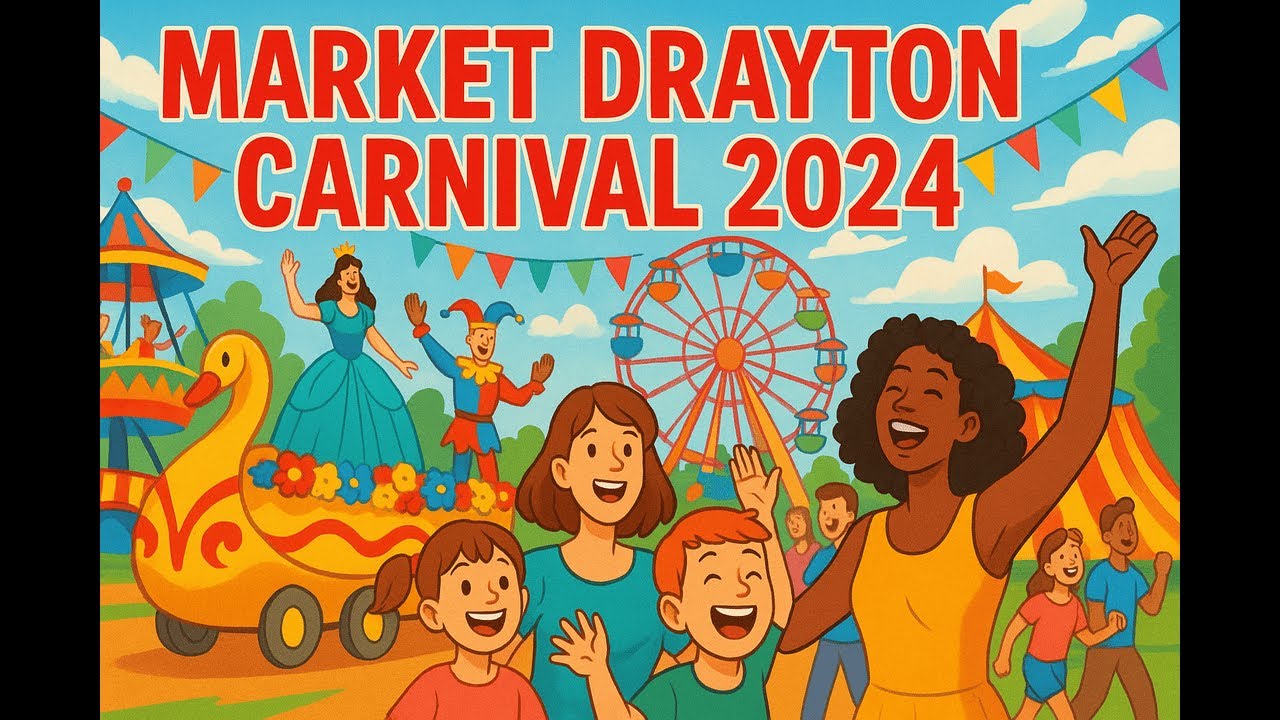 We Visit Market Drayton CARNIVAL 2024: The ULTIMATE family Day Out !!