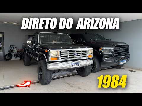 ESSA FORD F-250 AMERICANA FICOU GUARDADA 15 ANOS NUMA GARAGEM E AGORA VEIO PARA O BRASIL!