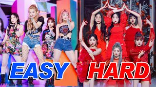 EASY to HARDEST (G)I-DLE DANCES! - 2021