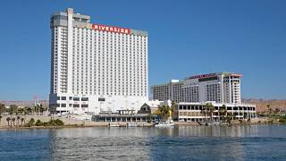 Gambling at the Riverside Hotel and Casino in Laughlin, Nevada