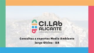 Consultas a expertos Medio Ambiente Jorge Olcina - UA