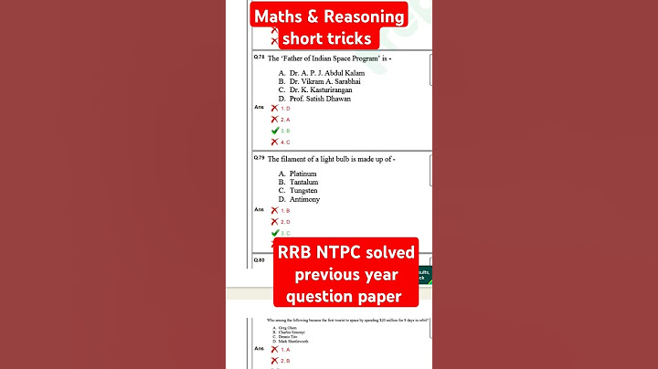 RRB NTPC solved previous year question paper #ntpcpreviousyearquestionpaper #ntpconlineclass #sscgd