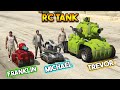 GTA 5 : MAIN CHARACTERS GOT RC TANK (FRANKLIN VS MICHAEL VS TREVOR)