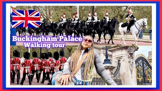 (Part 1) 30 Min Buckingham Palace Walking Tour | Changing of The Guard