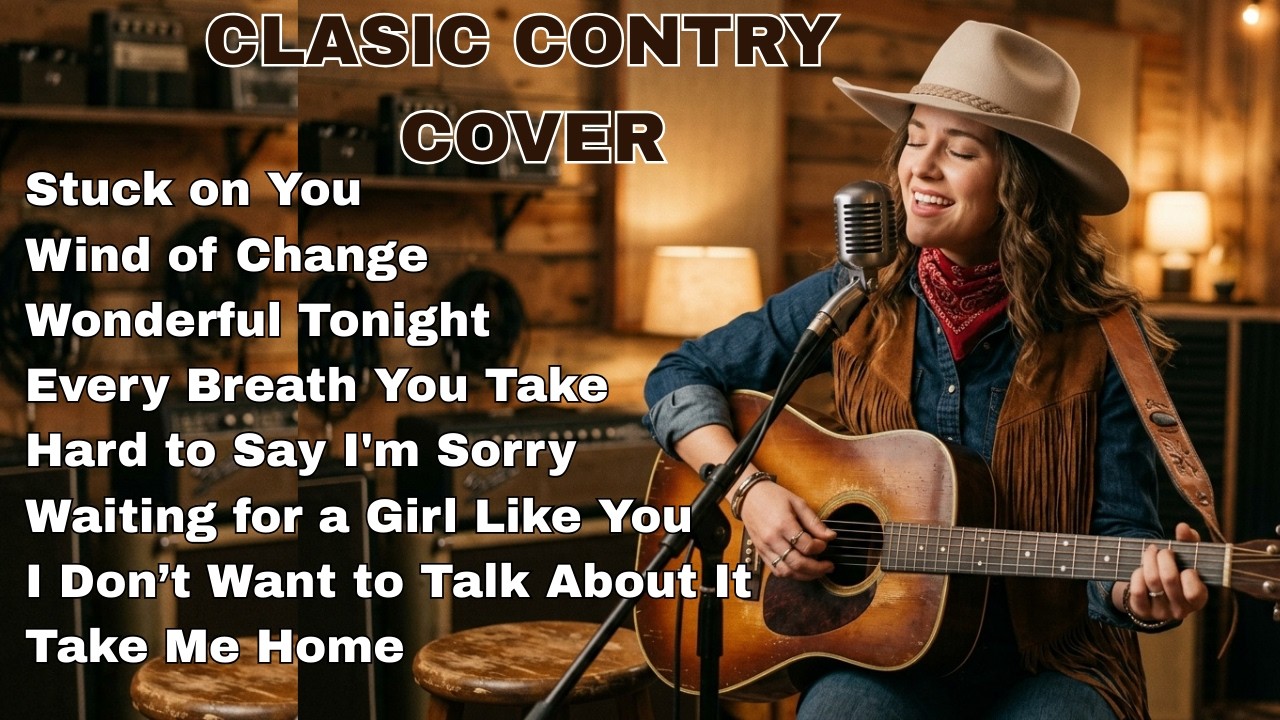 Stuck On You, Wonderful Tonight, Always Somewhere | Classic Country Cover Music | 60s 70s 80s