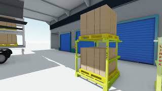 My portfolio  : MHP Nestainer Loading process