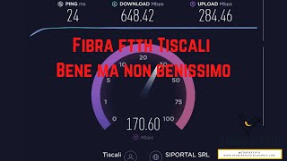 46 --- Recensione Fibra Ftth Di Tiscali Bene Ma Non Benissimo