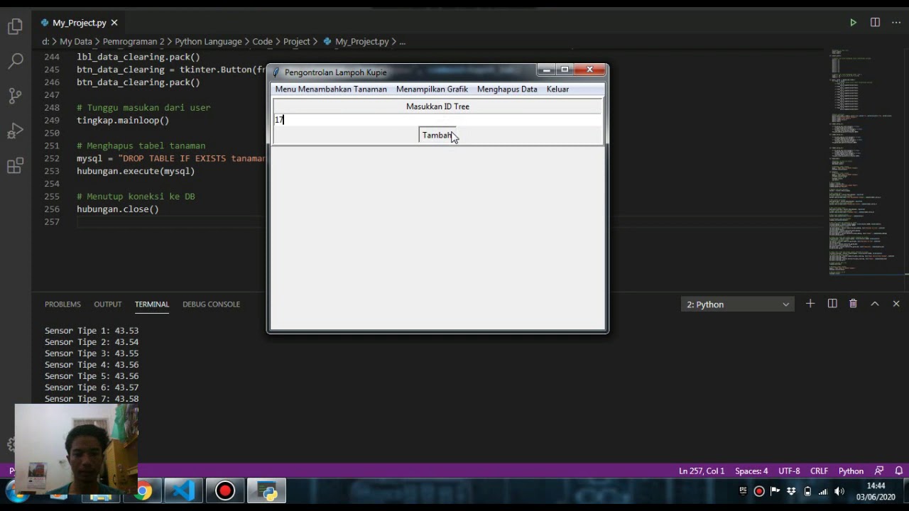Tugas Projek Pemrograman II : Projek Monitoring Kebun Kopi - YouTube