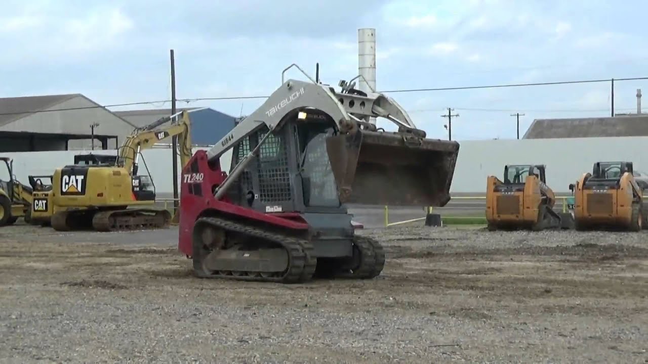 2012 Takeuchi TL240 Hi Flow Skid Steer YouTube