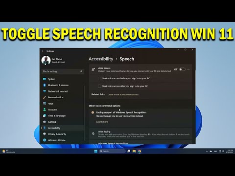 How To Turn On or Off Speech Recognition In Windows 11 - Quick Fix