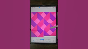 Quick Seamless Geometric Pattern Art #procreatetutorials #simple #easy