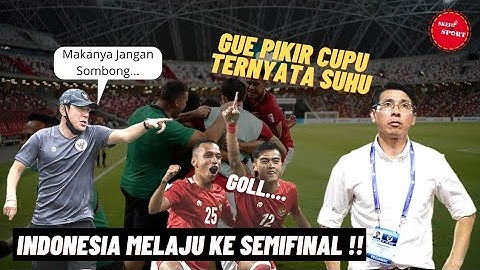BUNGKAM MALAYSIA 1-4 🔥 Timnas Indonesia Lolos Semifinal AFF Championship