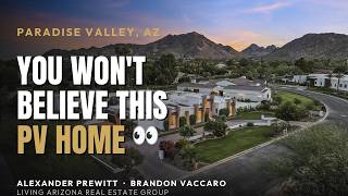Inside a $7.5M Paradise Valley Estate with a Waterfall Pool