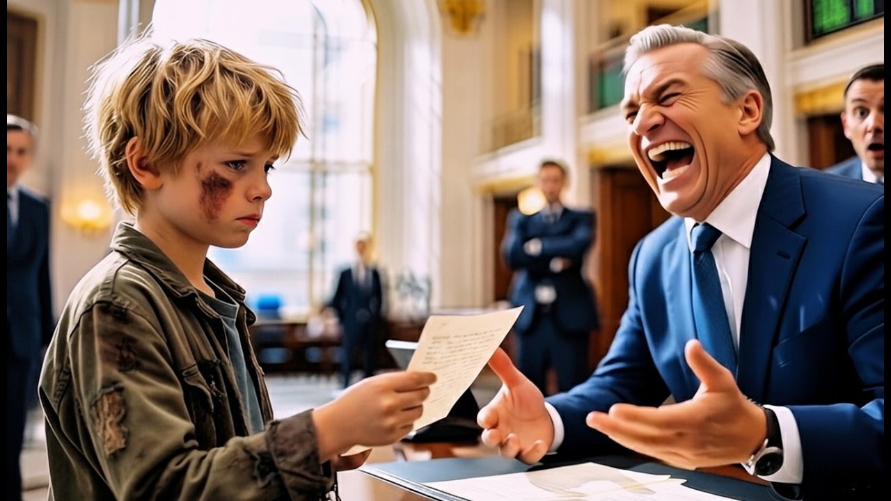 „Chcę Tylko Sprawdzić Swoje Saldo” Wyszeptał Brudny Chłopiec –MILIONER Śmiał Się… Aż Zobaczył PRAWDĘ