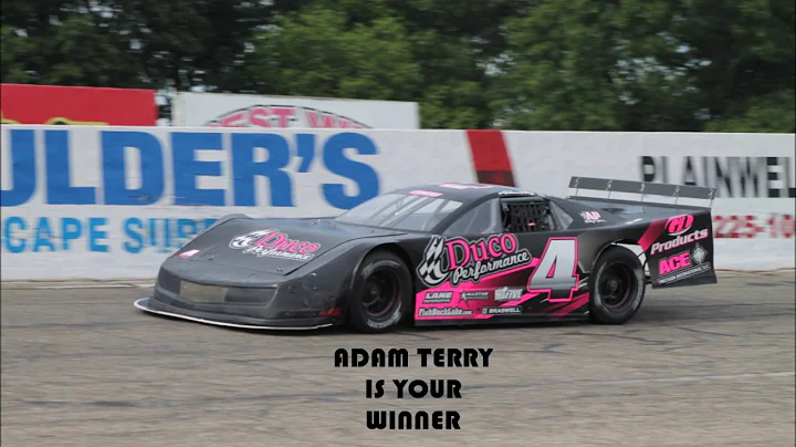 KALAMAZOO SPEEDWAY OUTLAW SUPER LATE MODEL HEAT #1...