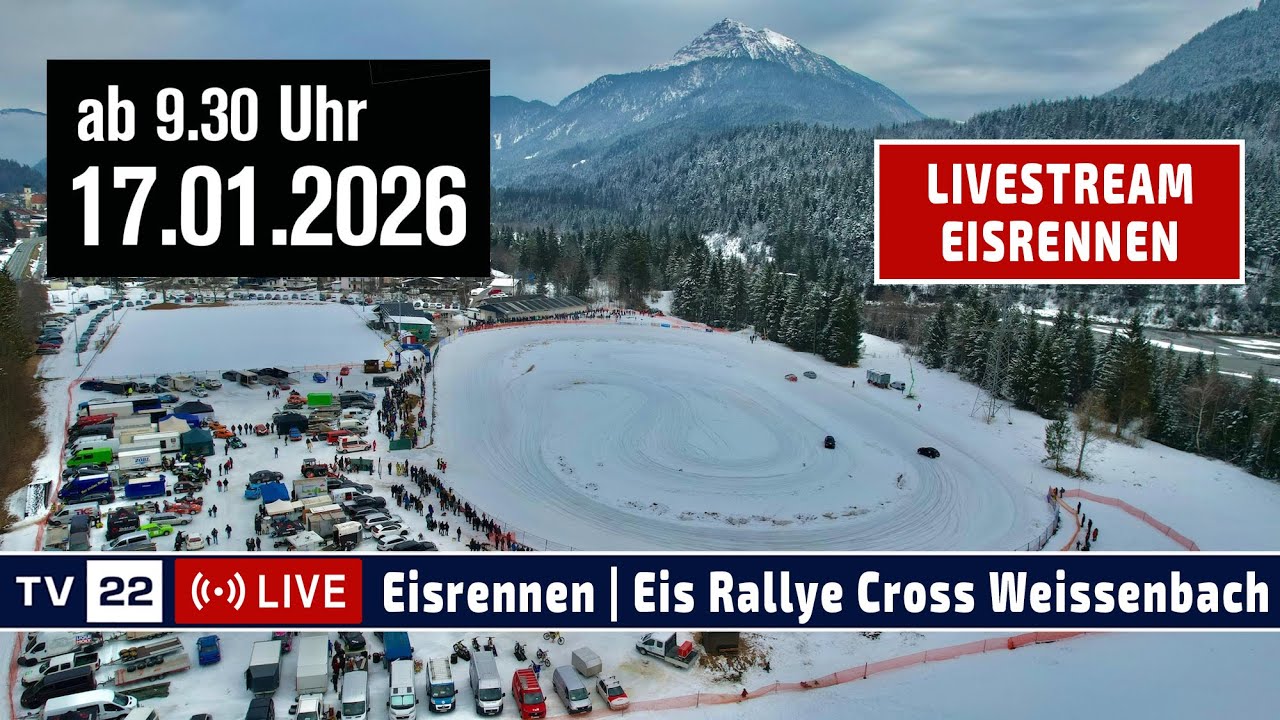 🇩🇪 LIVE:  Eis Rallye Cross | Eisrennen Weissenbach 17. Jänner 2026 ab 