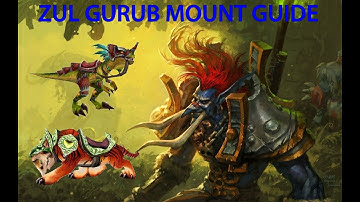 ⚔️ Wotlk classic - Zul Gurub 1% drop rate mount farm guide - solo raid script included