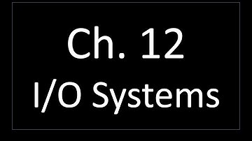 12 I/O Systems  | Operating Systems 作業系統 | Tei-Wei Kuo 郭大維