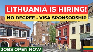Lithuania Is Hiring Foreign Workers in 2026 🇱🇹 | No Degree Needed + Visa Sponsorship Jobs
