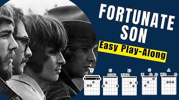 Thumbnail of Fortunate Son Play Along With Chords Lyrics & Timing